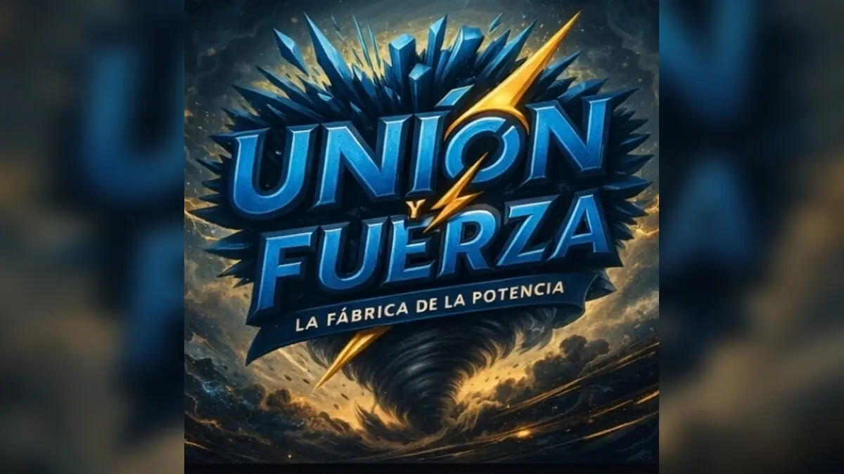Logotipo de la orquesta Unión Fuerza, conocida como La Fábrica de la Potencia.